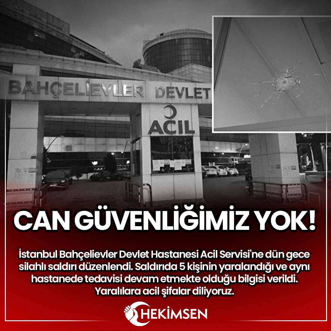 Bahcelievler Devlet Hastanesine Silahli Saldiri