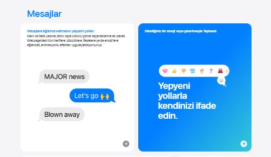 iMessage Efektleri